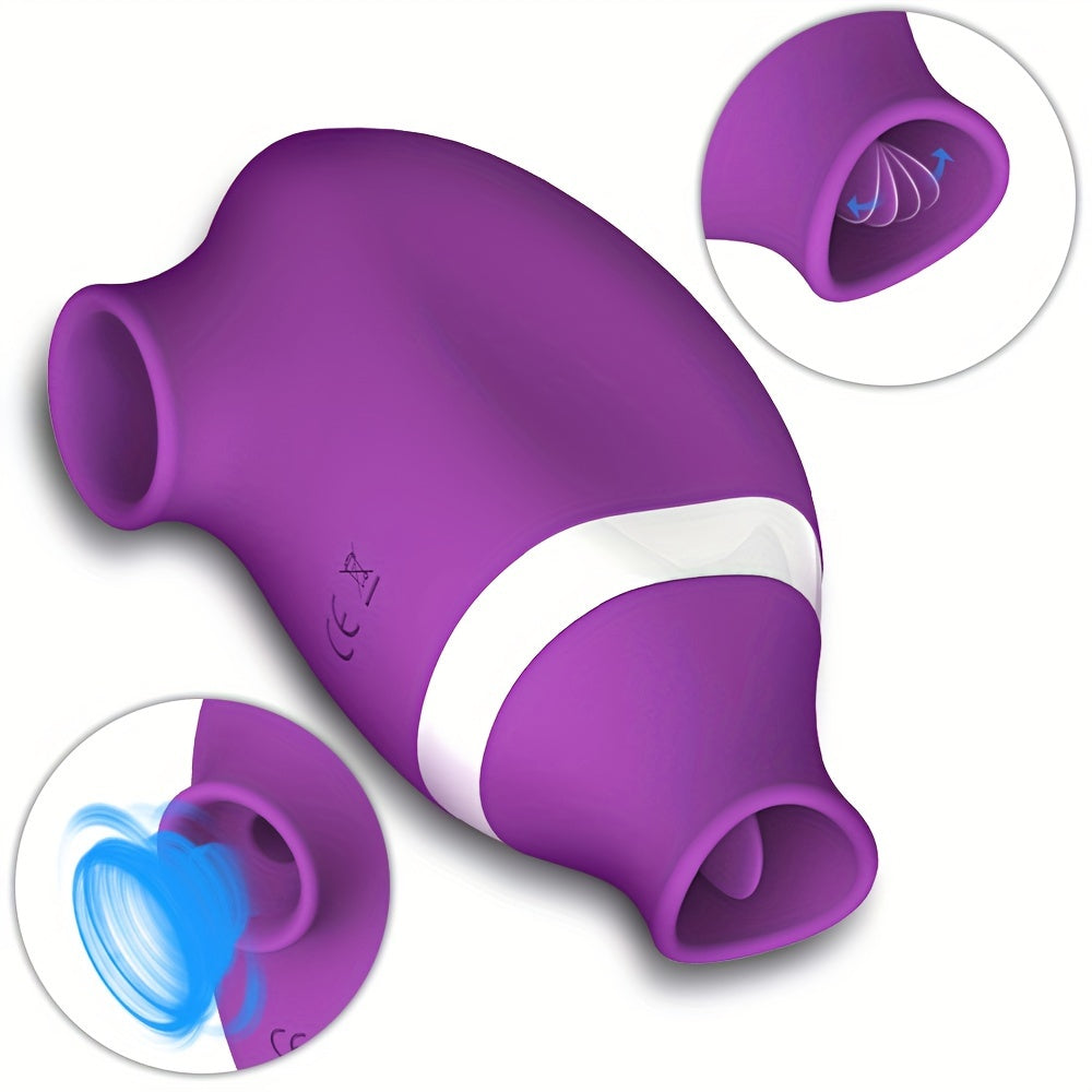 Double Stimulation Nipple Vibrator