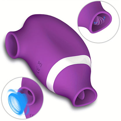 Double Stimulation Nipple Vibrator