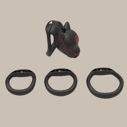 Dog Head Chastity Cage