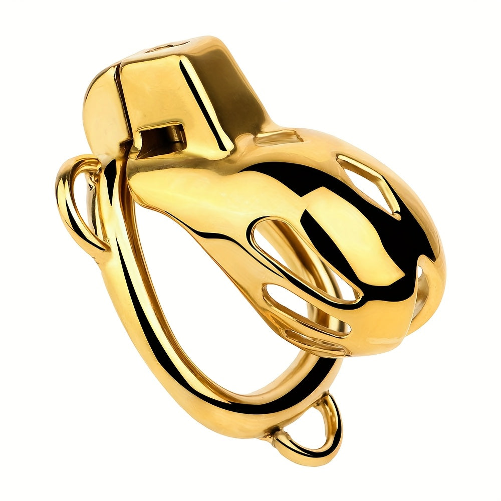 Golden Adjustable Chastity Control