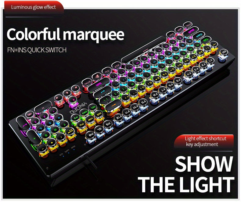 Backlit LED Typing Keyboard