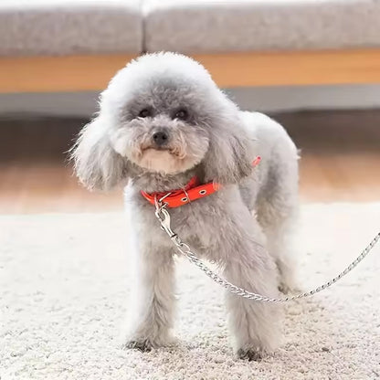 1pc - 120cm Heavy-Duty Anti-Bite Giant Leash with Handle for Dogs - Durable Stainless Steel Metal, Chew-Resistant, Ideal for Outdoor Training and Park Activities, Park Activities|Giant Leash|Chewresistant Leash, Dog Leash for