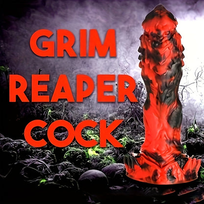 Dinosaur Scale Monster Dildo — Textured Liquid Silicone