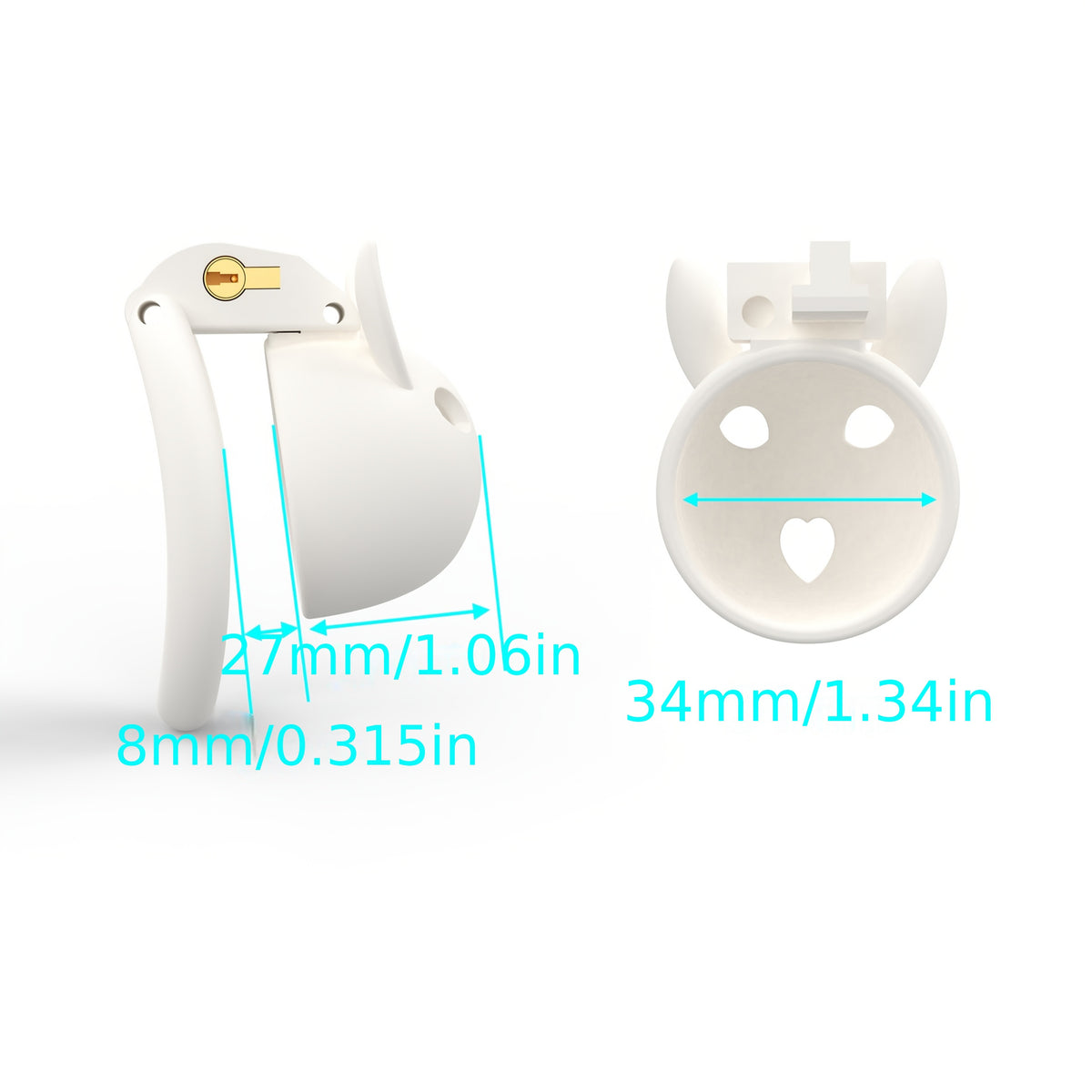 Cute Bunny Fetish Chastity Cage