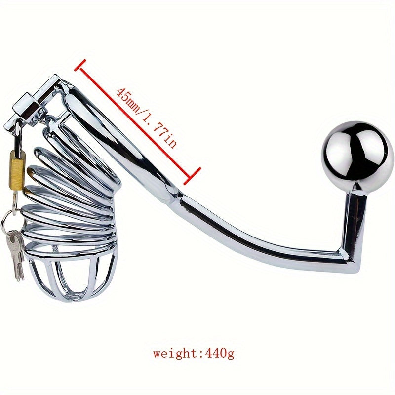 Ball Gag Chromed Style Chastity