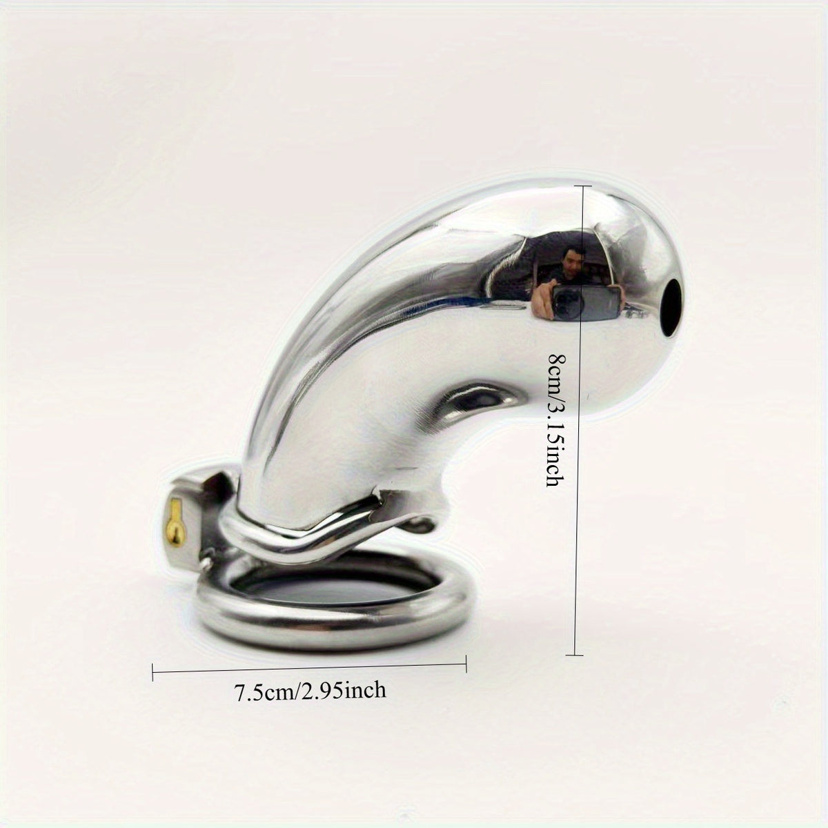 Premium Stainless Steel Chastity Cage