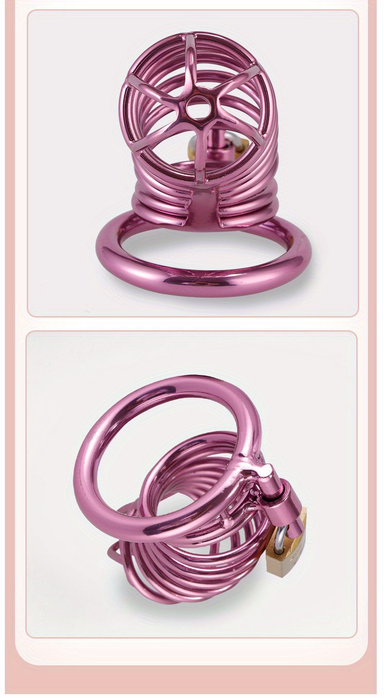 Polished Metal Male Chastity Cage