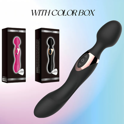 1pc Powerful Handheld AV Vibrator - USB Rechargeable, G-Spot & Clitoral Stimulation Sex Toy for Women, Double-Head-Use Vibrator, Lithium Battery, Intense Vibrations, Vibrator Toy | Ergonomic Design | Smooth Glide