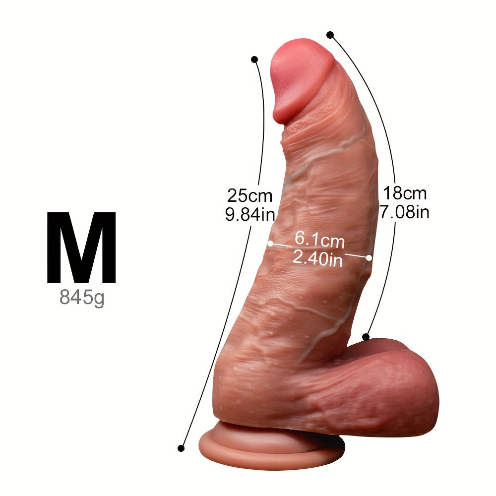 Thick Liquid Silicone Wand – 3 Distinct Sizes