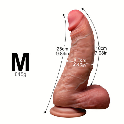 Thick Liquid Silicone Wand – 3 Distinct Sizes