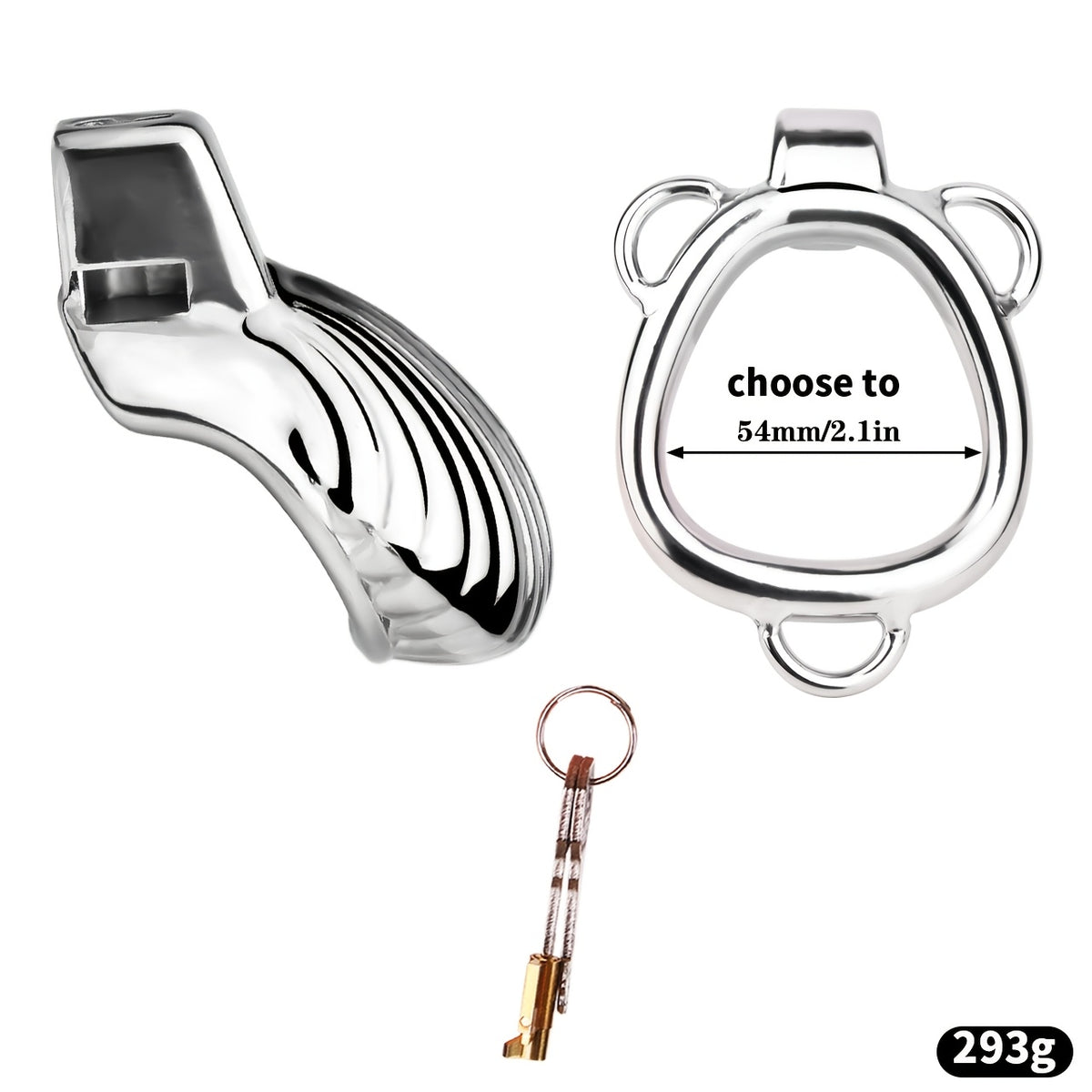 Control & Obedience Metal Chastity