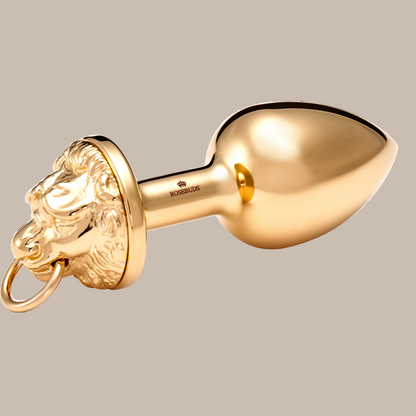 Premium Gold Lion Anal Plug