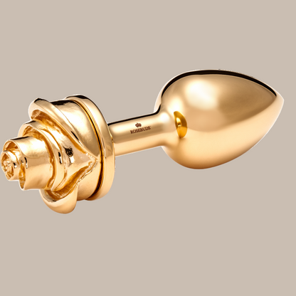 Luxury Gold Rose Anal Plug