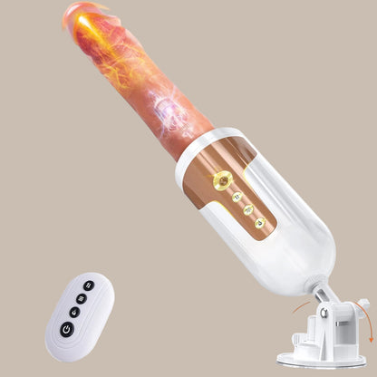 Suction Cup Thrusting Dildo Vibrator