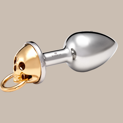 Royal XL Gold Skull Anal Plug