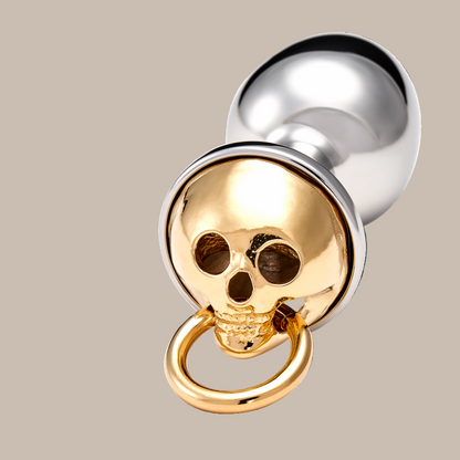 Royal XL Gold Skull Anal Plug