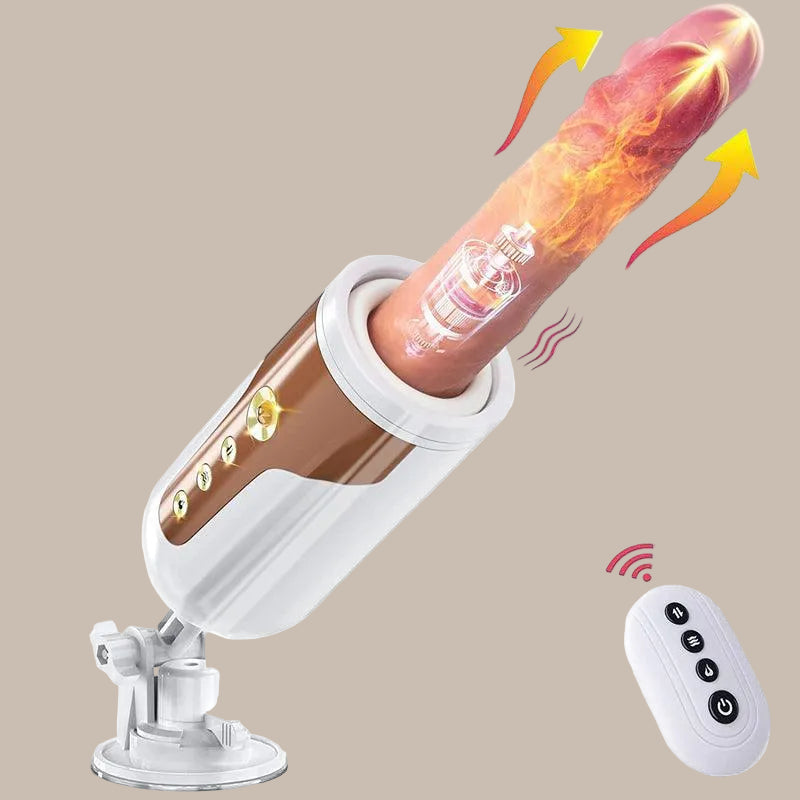 Suction Cup Thrusting Dildo Vibrator