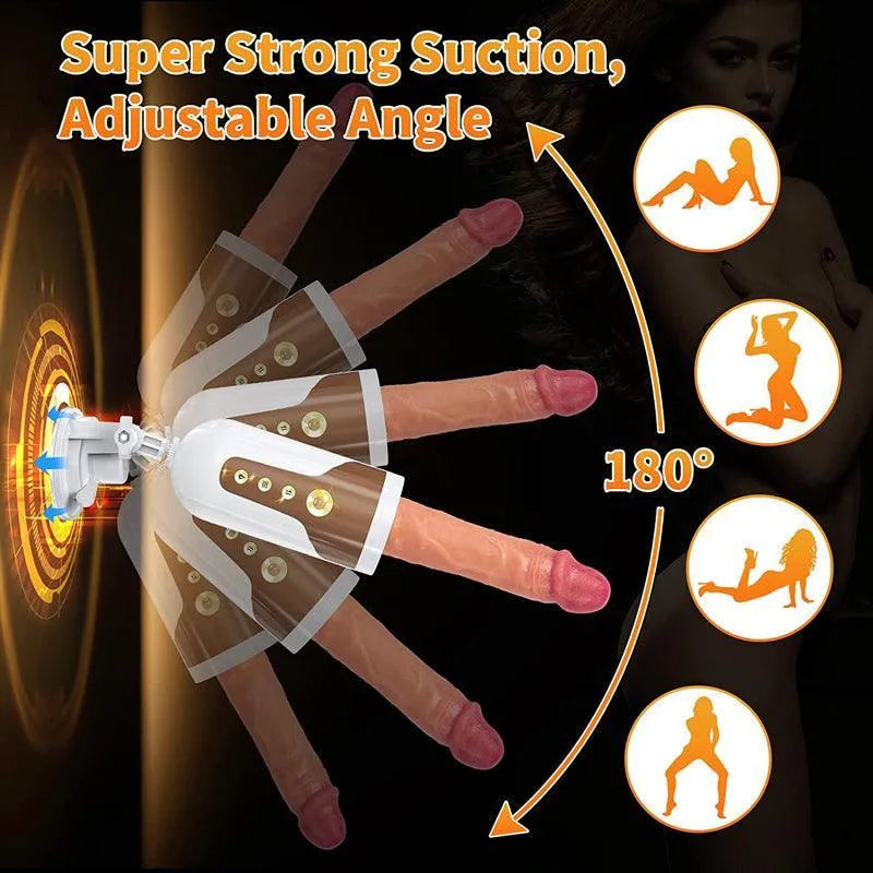 Suction Cup Thrusting Dildo Vibrator